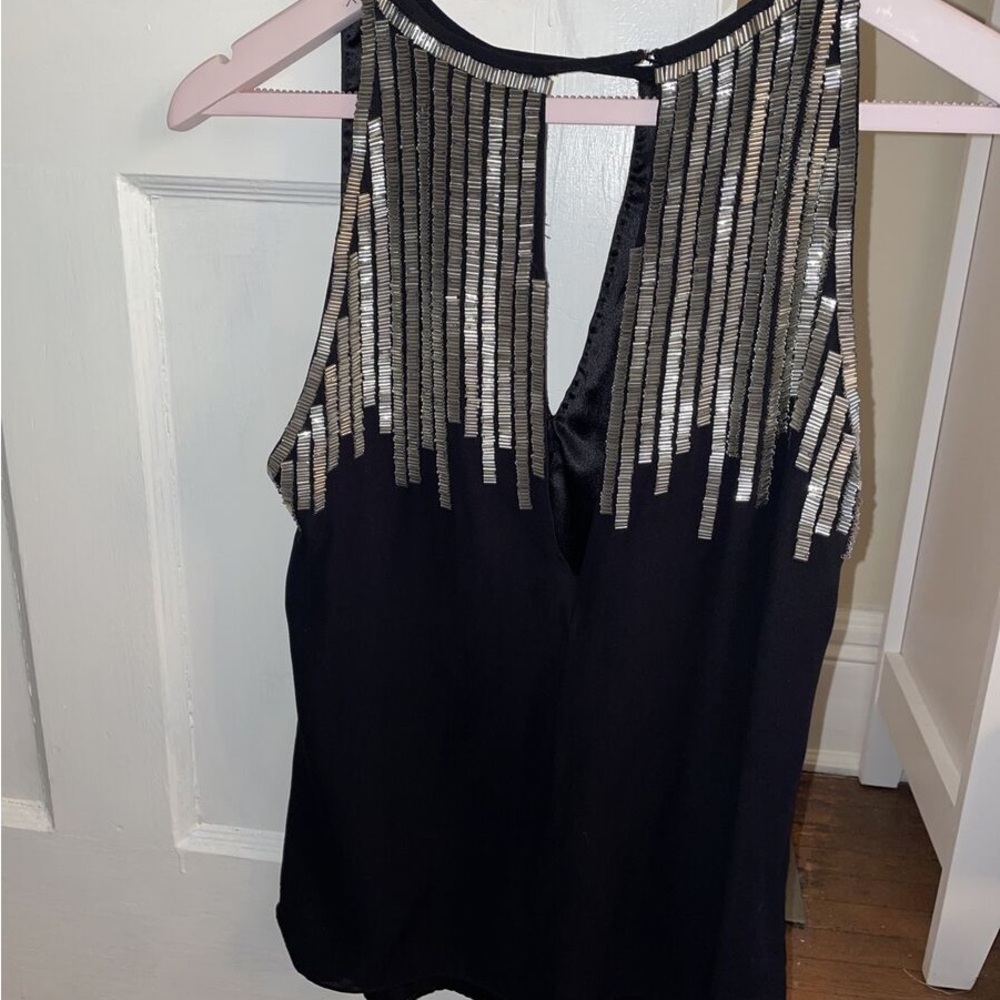 Parker - Black Beaded Top, Small, Beautiful! - Picture 7 of 8